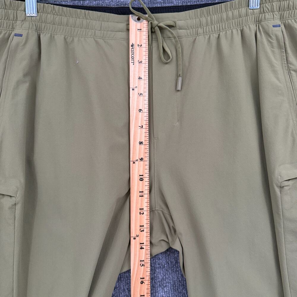 Lululemon Mens Cargo Jogger Pants Size XXL Green Drawstring Waist Athletic Tech - Picture 9 of 12